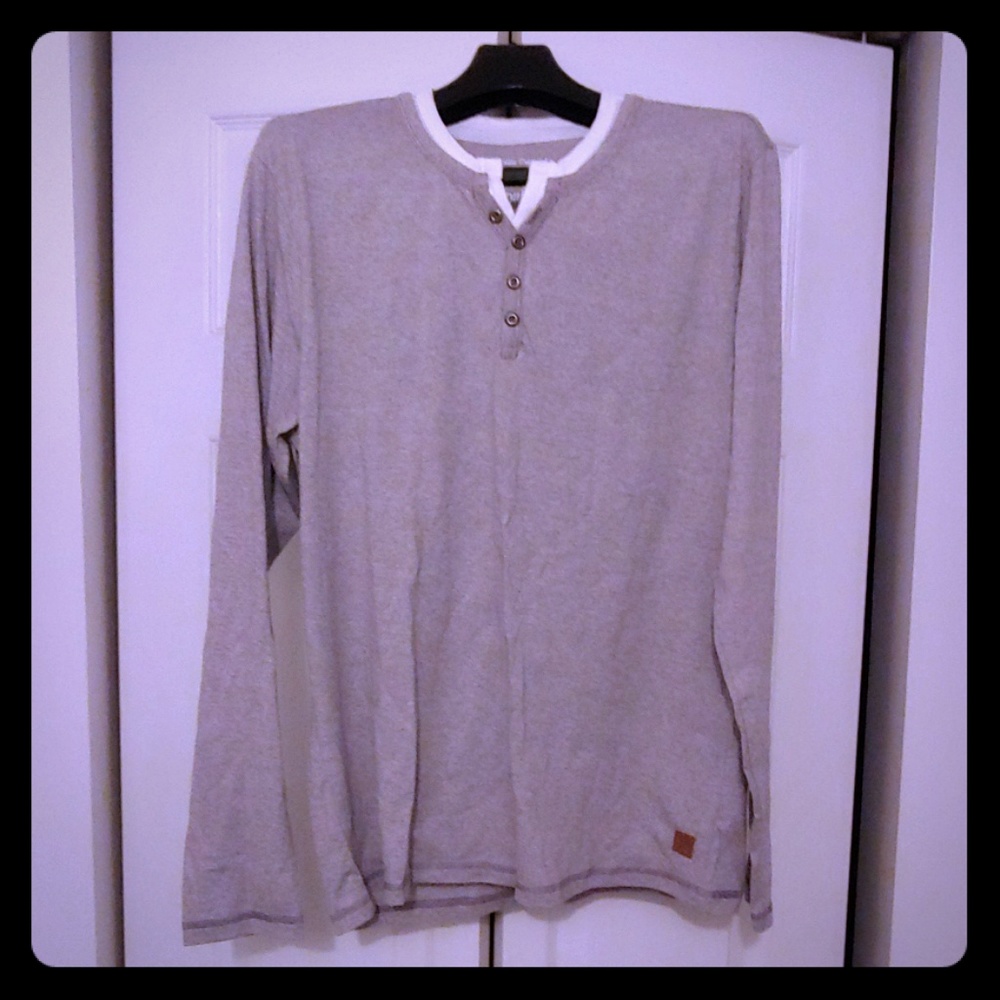 Grey Classic Henley